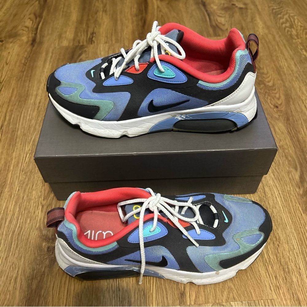 NIKE Air Max 200 'Royal Pulse' lace up shoes sneakers men’s 8.5 - Picture 8 of 8